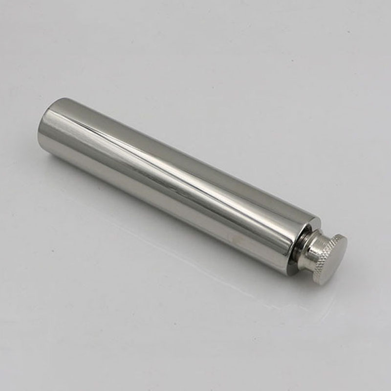 Nuova fiaschetta portatile in acciaio inossidabile da 2 OZ con imbuto per vino, fiaschetta per whisky lucidata a specchio, tubo a fondo piatto, bottiglia per alcol_voghion.com