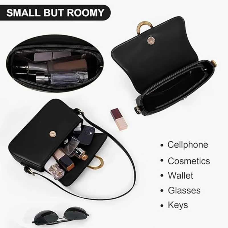Frauen Messenger Mode Lackleder Schulter Retro Achselklappe Crossbody SG Tasche Mädchen Stilvolle PurseC241216_voghion.com