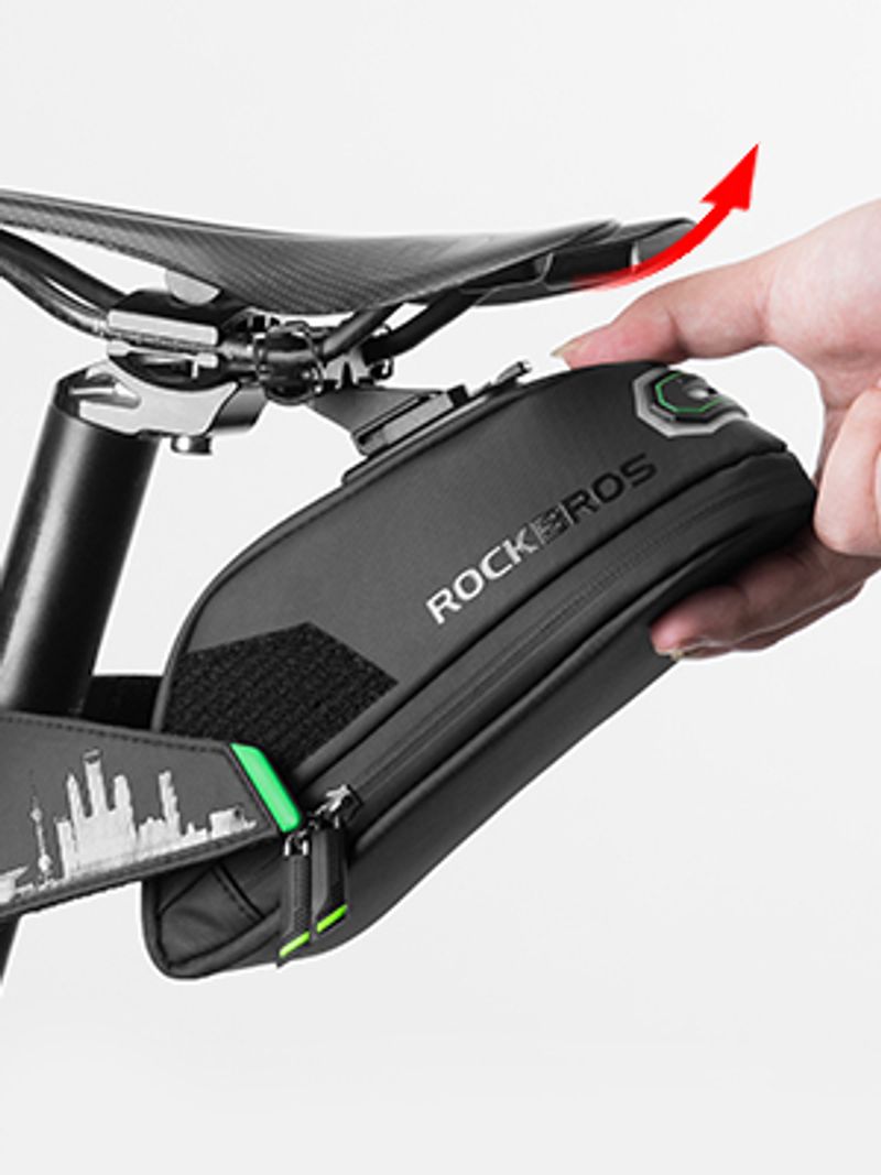 ROCKBROS Waterproof Saddle Bicycle Bag For MTB (Mountain Bike), Seat Bag, Medium (M), Shipped By DHL_voghion.com