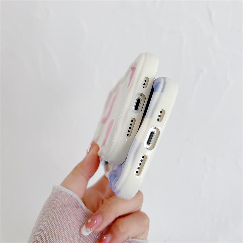 3d Wave Design Phone Case For Vivo Series Shockproof Protective Cover_voghion.com