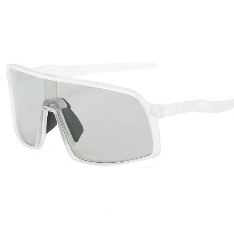 Transparante kleurveranderende grote montuur rijbril Fashion gepolariseerde nacht cycg winddichte outdoor sport zonnebril_voghion.com