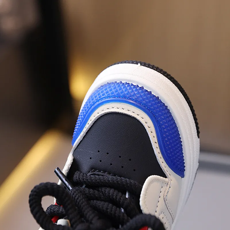 Kids Fashion High Top Casual Sport Girls Boys Youth Non-slip Board Shoes Autumn New Soft Sole Littlesprouts Toddler_voghion.com