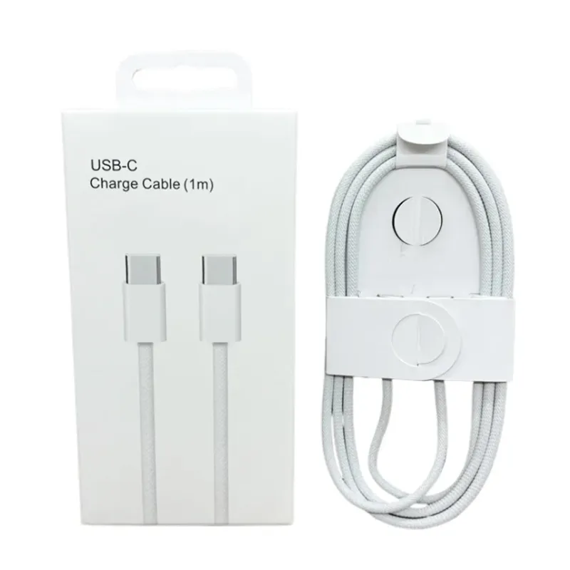 OEM Hochwertige 60-W-PD-Kabel für iPhone 16 Pro Max Plus Schnelles 1 m 3 Fuß USB zum Typ C Geflochtene Ladekabel Schnellladegerät_voghion.com