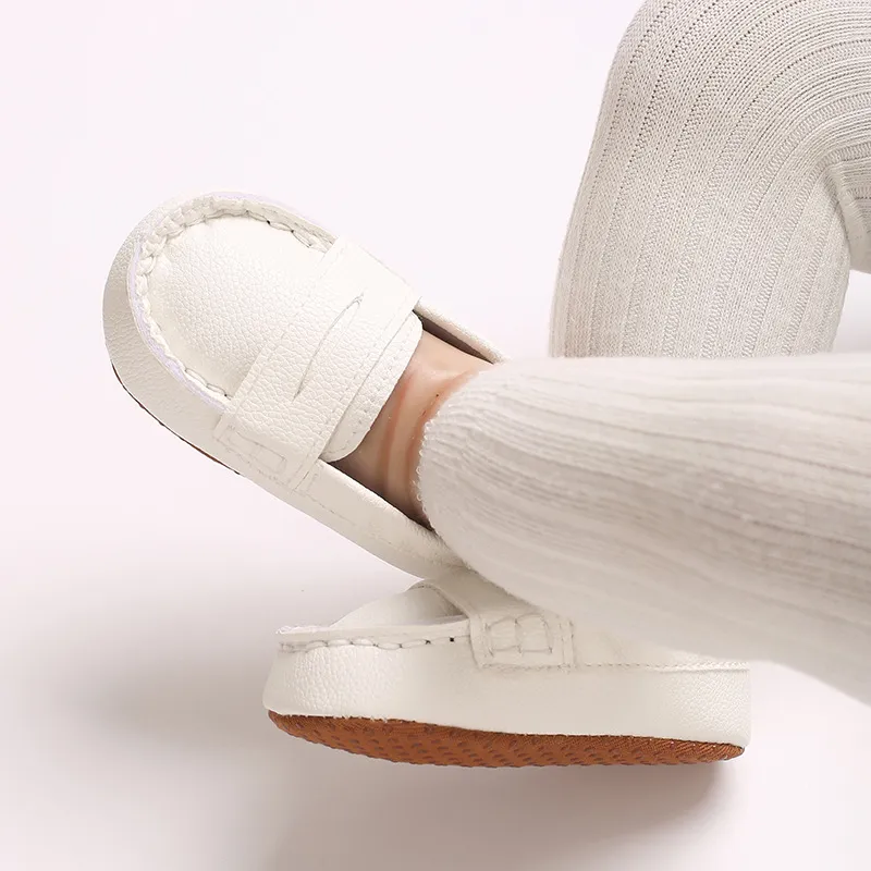 Fashion Infant Casual for Baby Boys Loafers Newborn Happysteps Footwear Toddler Girls Soft Bottom Leather Shoes 0-18_voghion.com