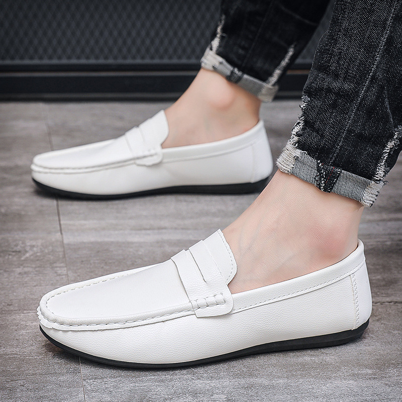 2025 Doudou Lederschuhe, Top-Schuhe mit weicher Sohle, Slipper zum Hineinschlüpfen, Casual Driving Loafers für Herren und ein Fuß für Herren 42E5_voghion.com