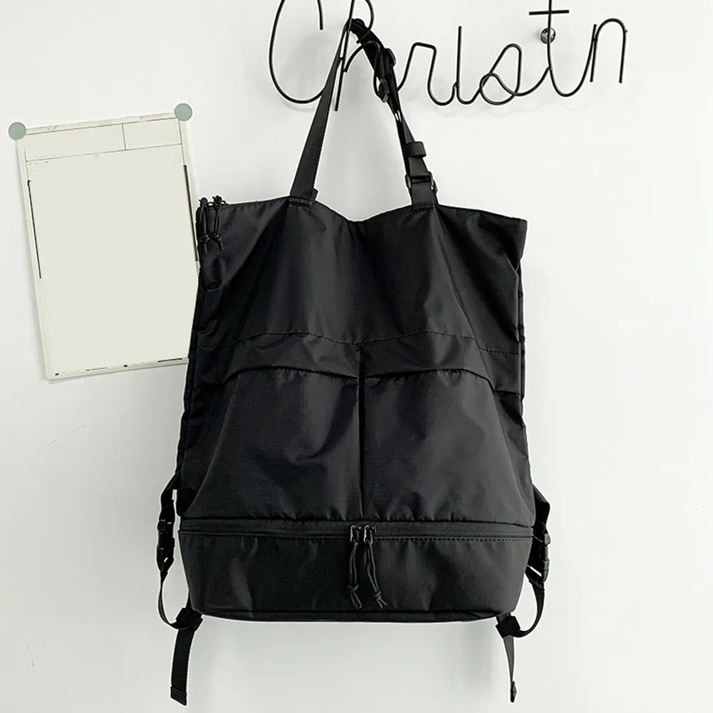 Zaino da scuola di tendenza per donne e uomini, grande capacità, per studenti, borsa a tracolla, zaino in nylon impermeabile, borse per il tempo libero_voghion.com