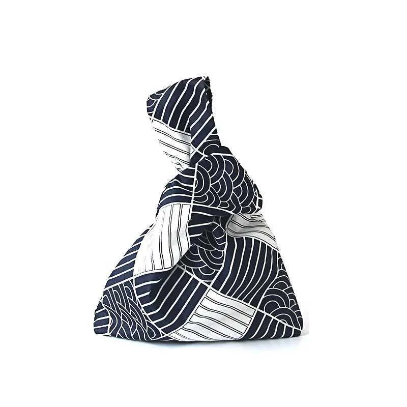 Borsa da polso con nodo da bar da donna, stile giapponese, con onde, portafoglio caldo per monete e borsa per feste con cellulare Y241106_voghion.com