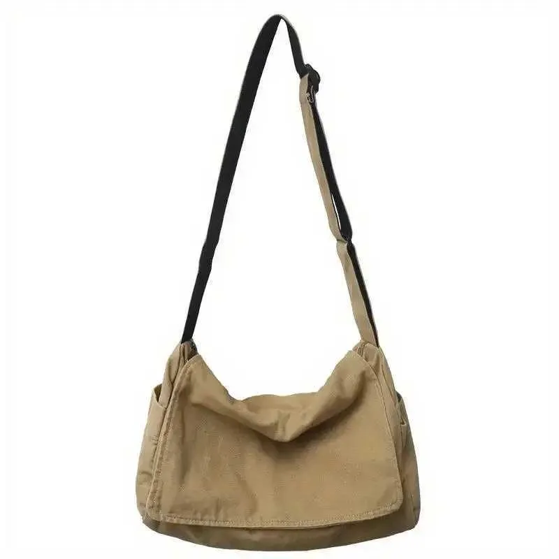 Casual messenger torba z płótna dla mężczyzn i kobiet na ramię_voghion.com