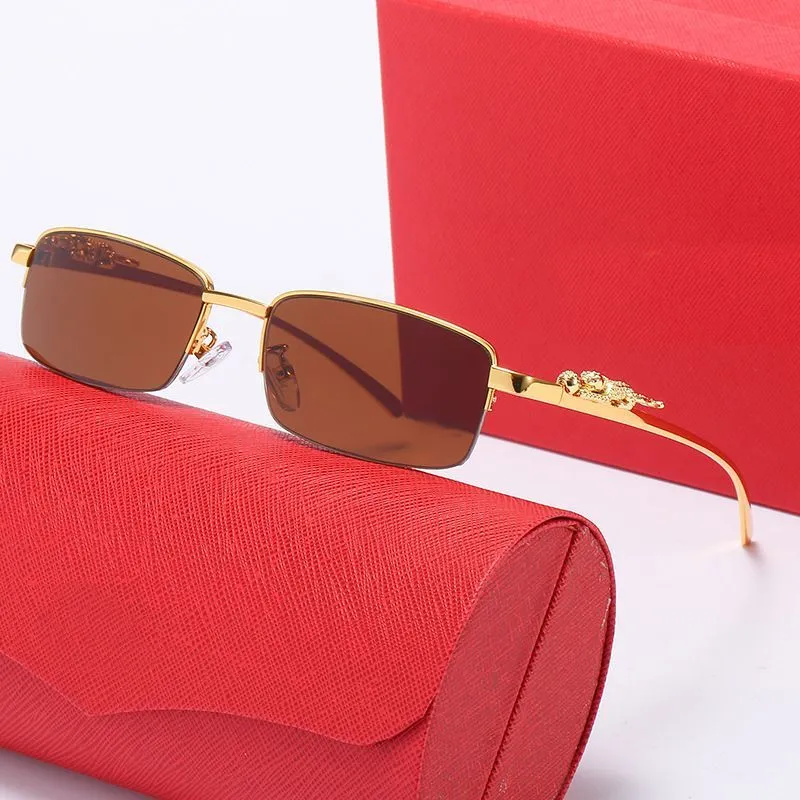 Vīriešu saulesbrilles Klasisks Zīmols Retro Dizaineru Brilles Metāla Rāmis Dizaineri Saulesbrilles Sieviete ar kastīti KD 31368665240109_voghion.com
