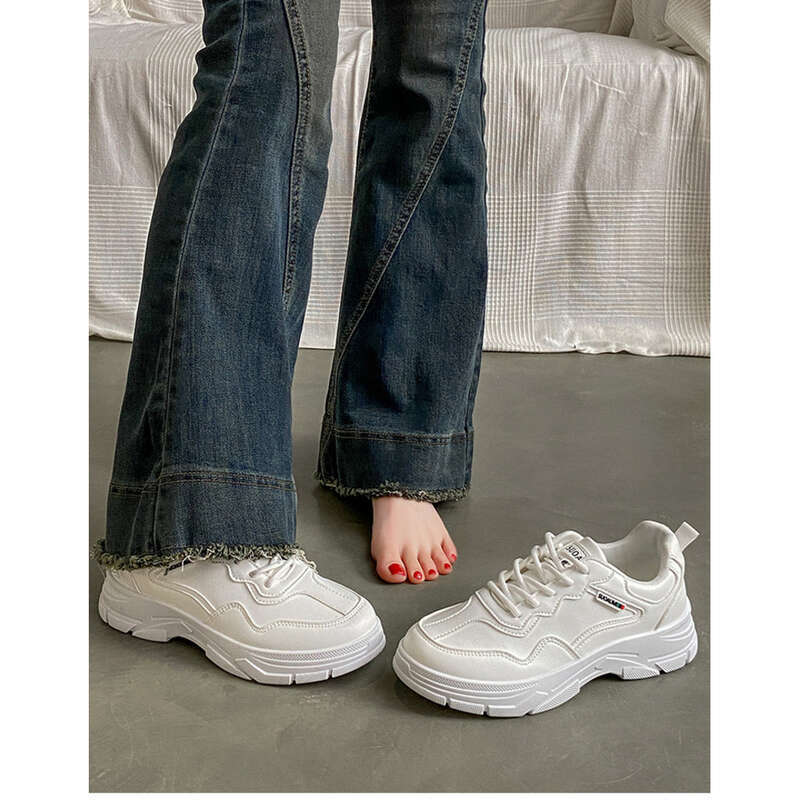Impression Wind Net Batch Spring Season Small White Hundred With Flat Students Casual Women's Shoes_voghion.com