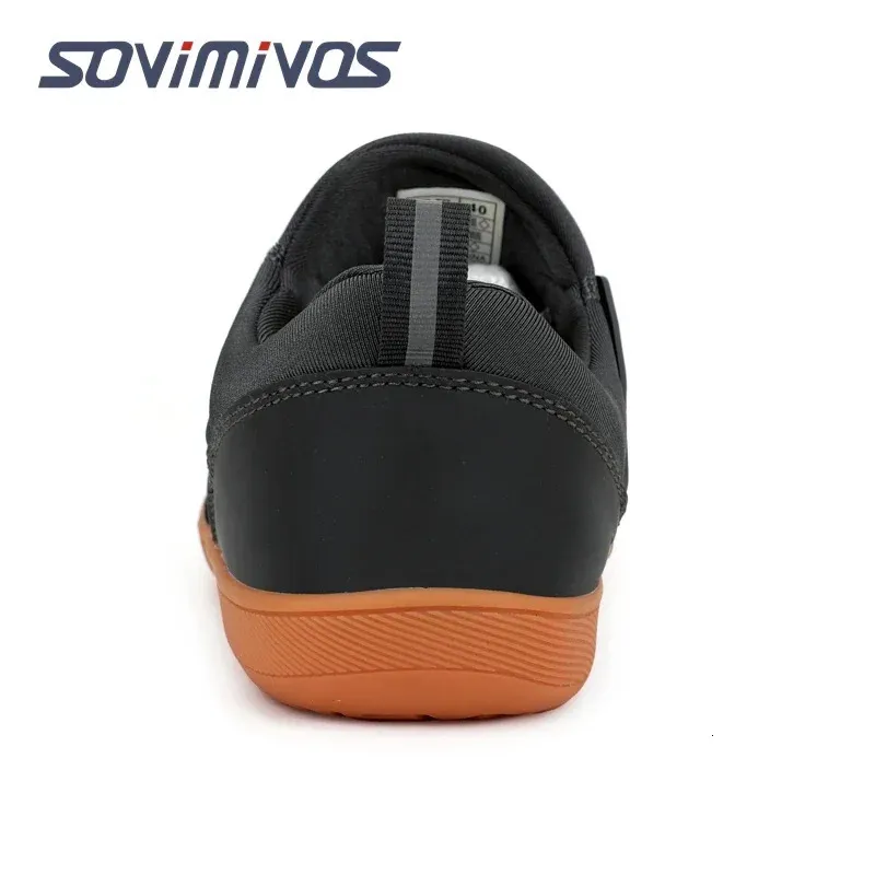 Mens Cross-Trainer Casual Sneakers Barefoot Shoes | Wide Toe Box Womens Minimalist Trail Runner Canvas Loafers 240624_voghion.com