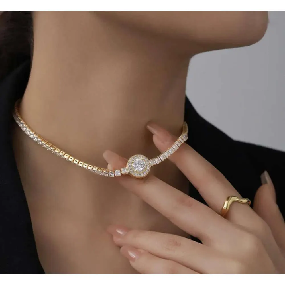 Chains Copper Gold-plated Zircon Simple One Piece Trending Products Necklace For Women Fashion Jewelry_voghion.com