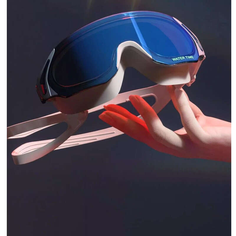 【 11000 Menschen kaufen die Marke erneut 】 WaterTime Schwimmbrille mit großem Rahmen, wasserdicht und mit Anti-Beschlag-Beschichtung in hoher Auflösung_voghion.com