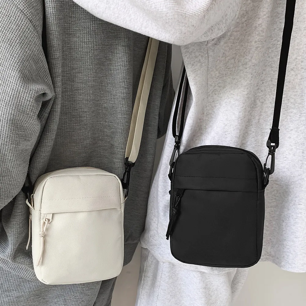Ladies Fashion Square Sling Handbags Portable Elegant Solid Color Adjustable Strap Simple For Weekend Vacation_voghion.com