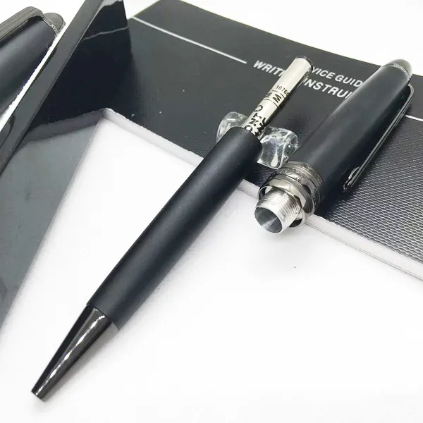 wholesale Großhandel Senden Sie 1 Gratis-Geschenk Ledertasche Mattschwarz Rollerball Kugelschreiber Schule Bürobedarf Mit Seriennummer_voghion.com