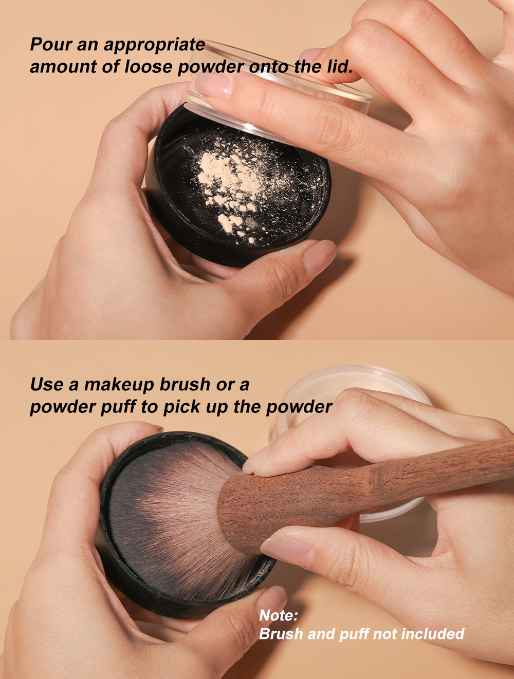 Poudre libre pour le visage, imperméable, contrôle de l'huile, poudre de réglage translucide, cosmétiques professionnels pour femmes, maquillage durable pour Pores invisibles_voghion.com