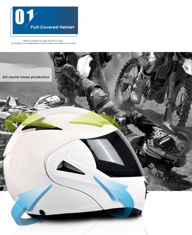 Capacete de lente dupla aberta para veículo elétrico VIRTUE DOT pode atender ao novo padrão nacional 3C_voghion.com