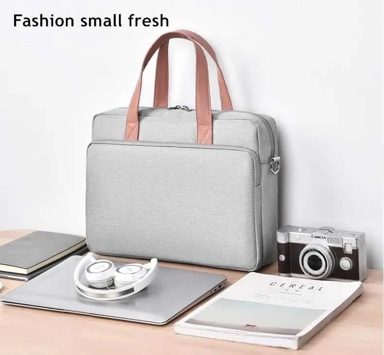 Stoßfeste Messenger-Laptoptasche 141516 Zoll Handtasche Aktentasche Mann Dame Schultertasche für Buch Notebook Tablet PC Ba241101_voghion.com