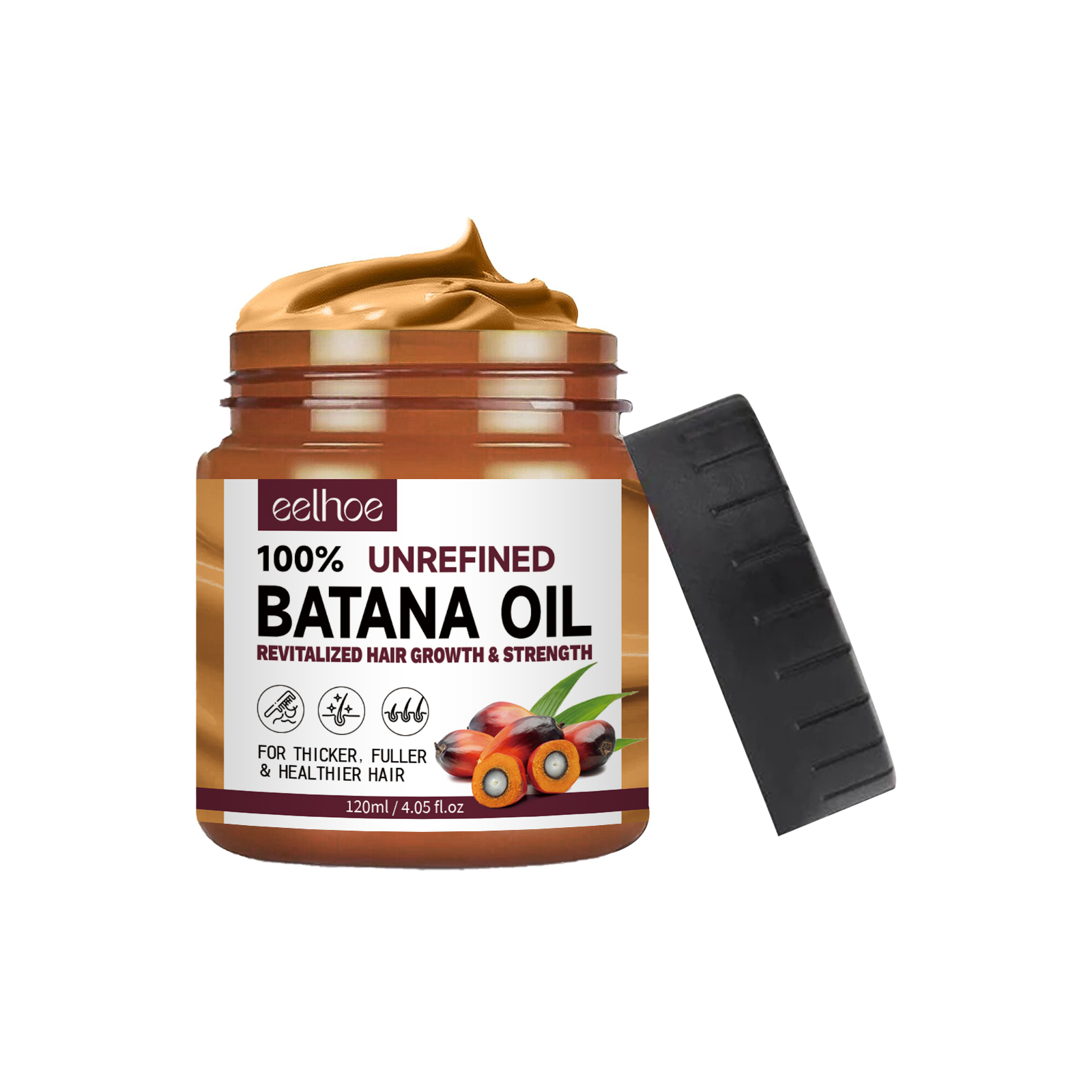EELHOE Batana-Öl-Conditioner, feuchtigkeitsspendend und hydratisierend, verbessert die Pflege von trockenem, krausem, glattem und flauschigem Haar_voghion.com
