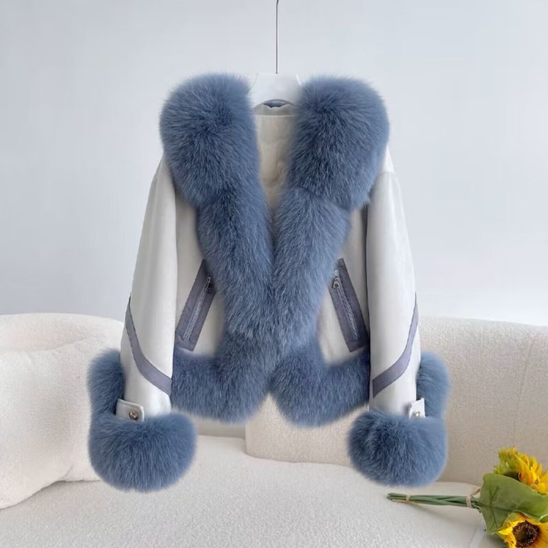 Frauen Kleidung temperament heißer mädchen winter tragen neue fuchs pelz kurze weibliche dame mantel_voghion.com