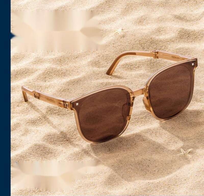 Unter der Banane zusammenklappbare Sonnenbrille mit Luftpolster, Sonnenschutz für Damen, neuer vielseitiger Trend, UV-beständig_voghion.com
