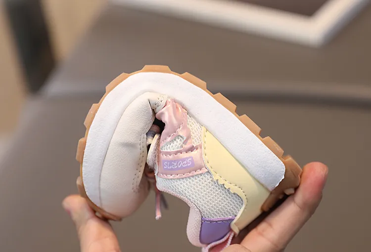 Children Kids Toddler Sneakers Running Anti slip Soft Bottom Comfortable Little Happysteps Boys Girls Casual Sport Shoes_desvips.com