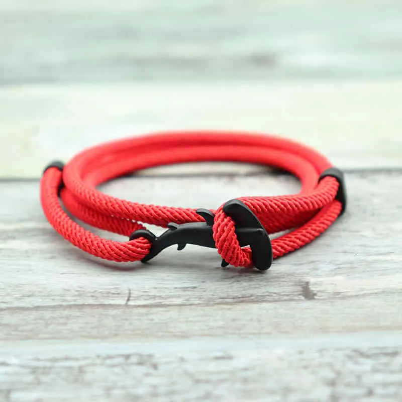 Ozean Tier Hai Armband Homme Weibliche Multi-schicht Einstellbare Charm Braslet Camping Schmuck Strand Zubehör Geschenk Für_voghion.com