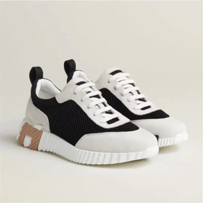 til mænd kvinder træningssko udendørs grøn sort afslappet designersneakers løbe dame herre flade joggingsko med æske_voghion.com