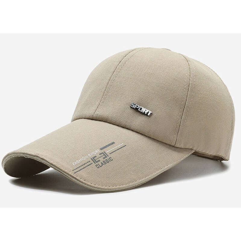 Baseballmütze, Schutz, Sonnenschutz, Angeln, Herren-Herbststil, großer Kopf, Hardtop-Entenschnabelkappe, Baseballkappe_voghion.com