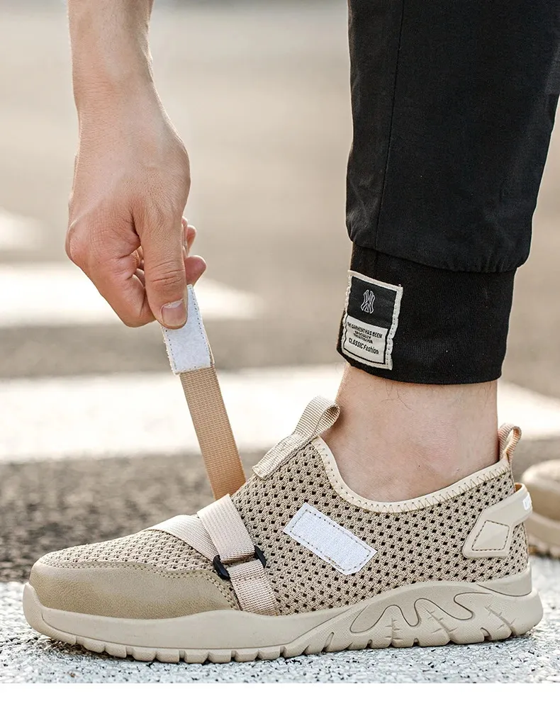 Chaussures de sécurité électriques d'été respirantes et résistantes aux perforations, embout en plastique isolé 6 kV 241205_voghion.com