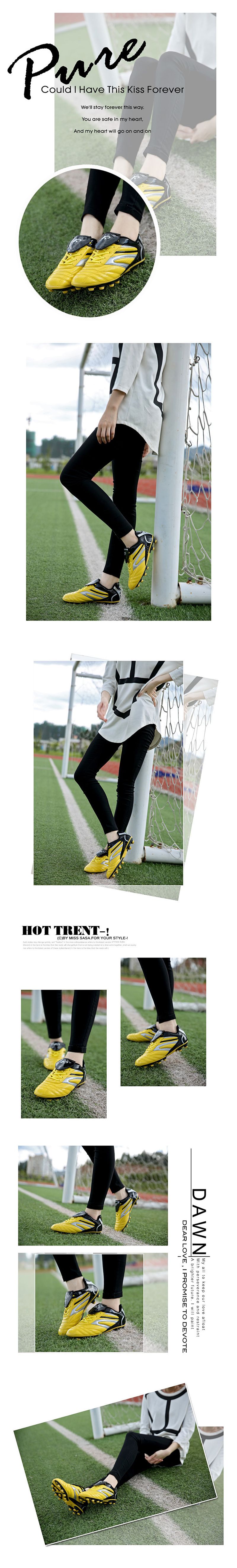 Fotbal pentru copii, băieți, respirabil, pentru școala elementară, TF, unghii lungi, gazon artificial, joc de interior și exterior_voghion.com