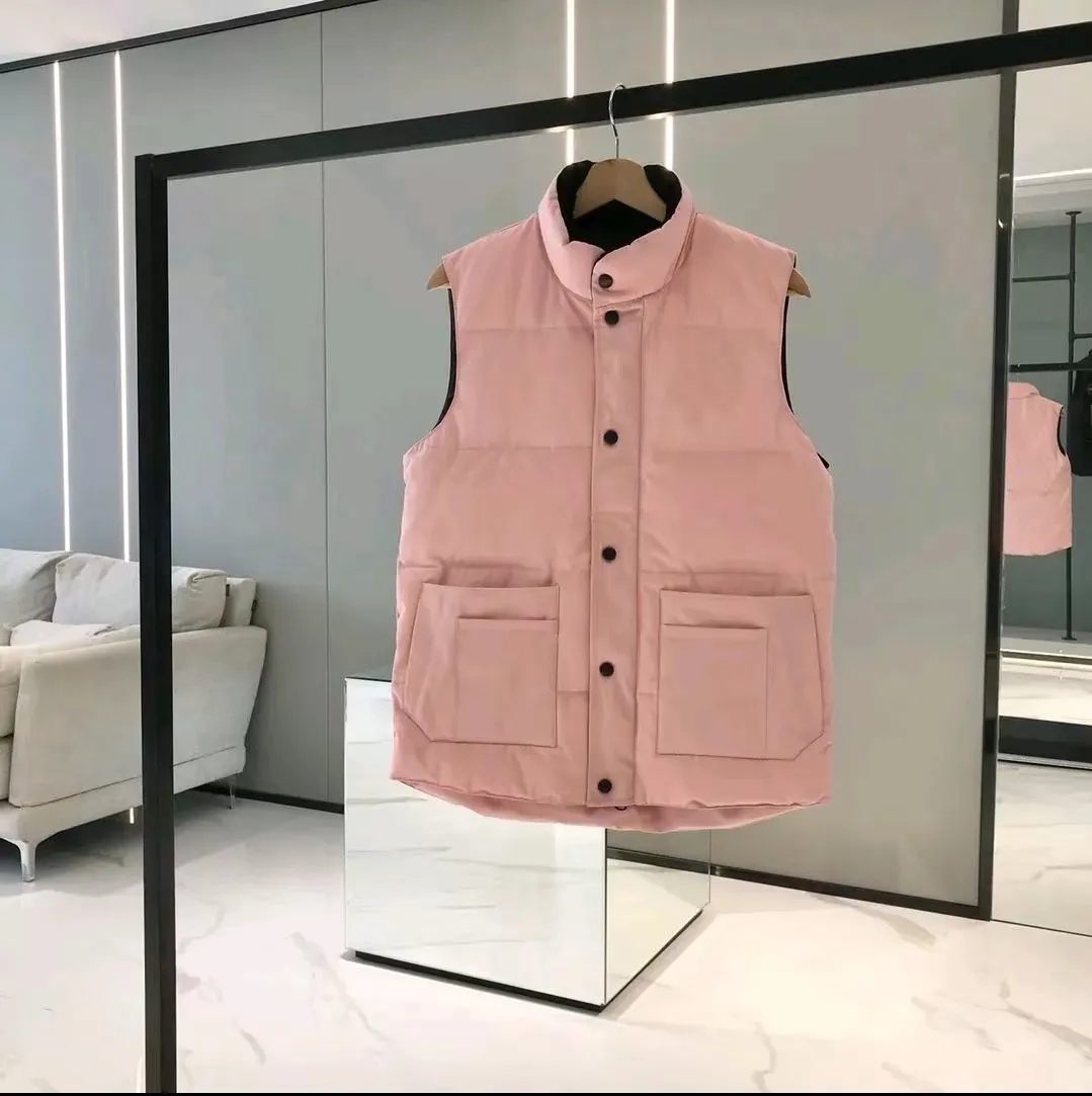 Fashion vests Down vest Keep warm mens stylist winter jacket men and women thicken outdoor coat cold protection size_voghion.com