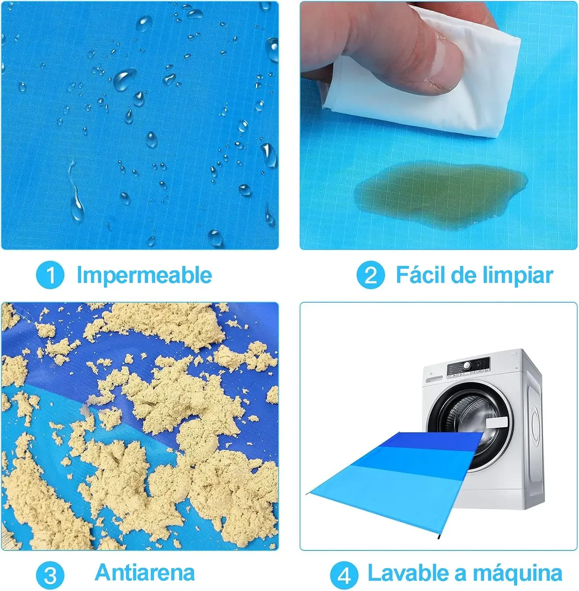 Wasserdichte Tragbare Picknick- Und Strandmatte Für Draußen_voghion.com