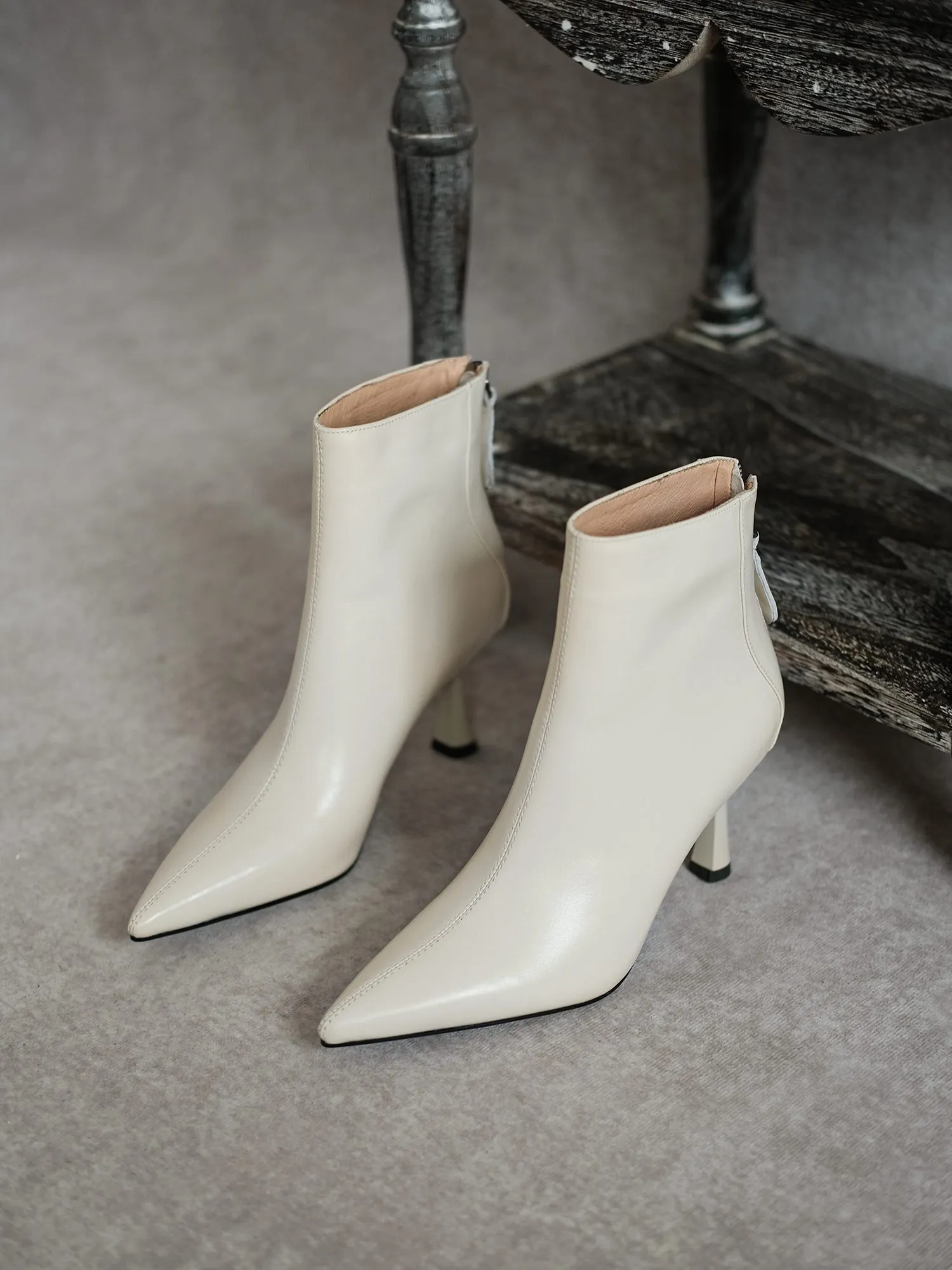 Krazing Pot Big Size 42 Cow Leather Pointed Toe High Heels Chic Design Concise Winter Spring Shoe Dress Warm Wedding_voghion.com