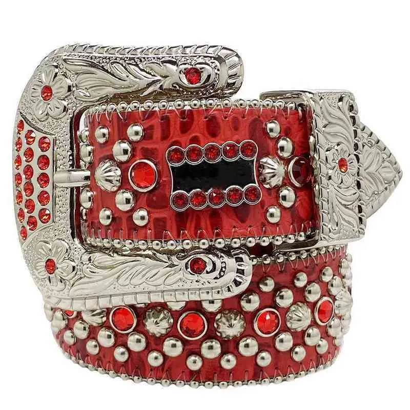 Rhinestone Bb Belt for men designer belts women accessories fashionable popular ceinture homme plated sier shiny jeans_voghion.com