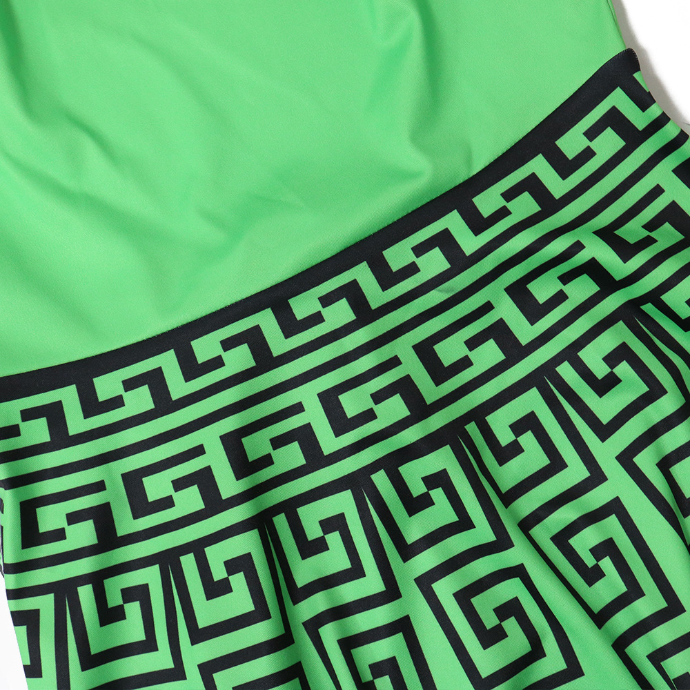 Women's Clothing Fashion crew neck sleeveless pleated dress woman_mkmklike.com