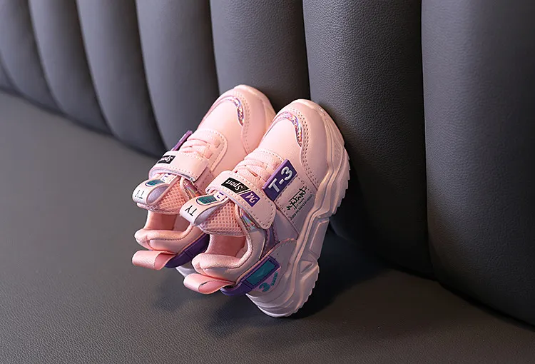 2025 New Boys Girls Leather Sport Children Tennis Running Kidsnest Fashion Kids Soft Bottom Toddler Sneakers for Baby_desvips.com