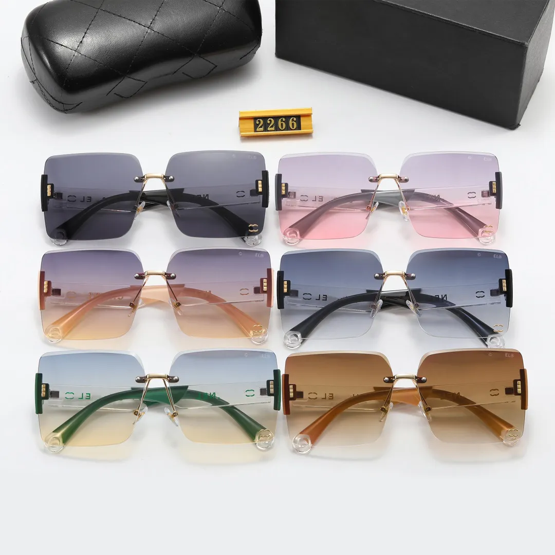 Lunettes de soleil femme sans monture dégradées anti-reflets_voghion.com
