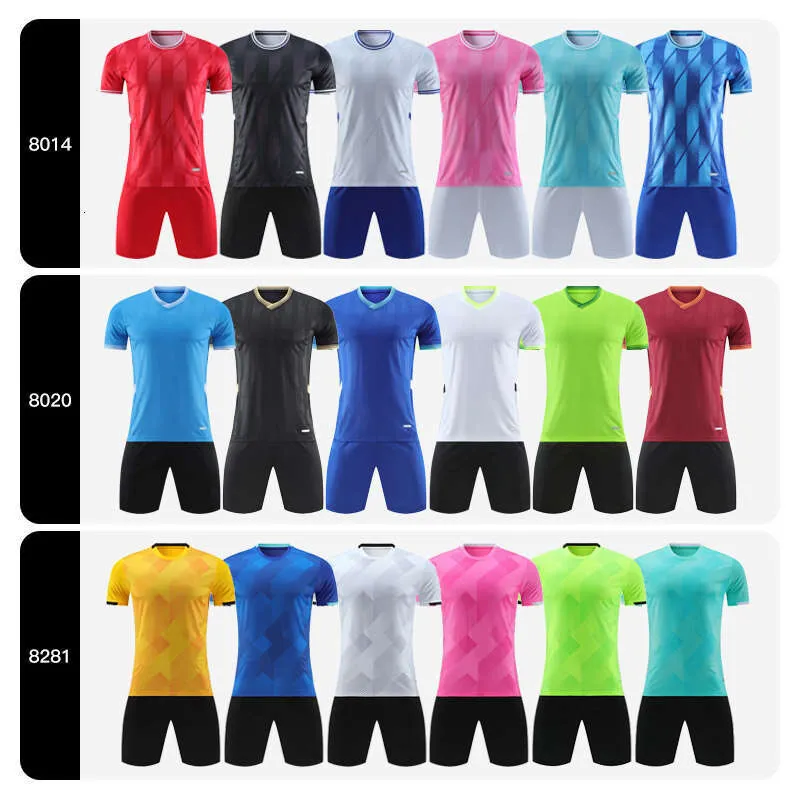 Customize New Jerseys Adults Kids Football Uniforms Shirts Team Futsal Sportswear Kit Training Tracksuit Child Sports_voghion.com