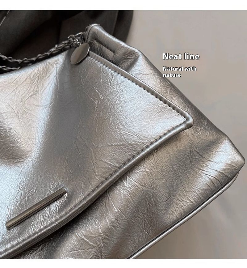 2024 Herbst/Winter Neue große Kapazität Unterarmtasche Damen Textur Französisch Nischen Einkaufstasche Mode Single_voghion.com