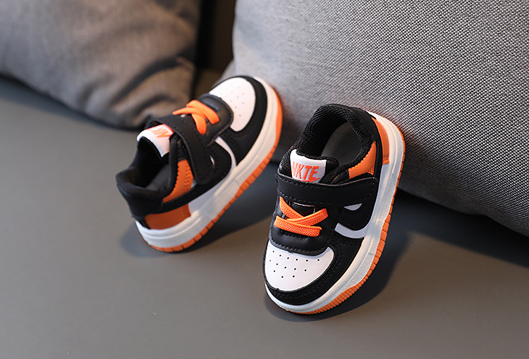 XUANMU Children's Sports Shoes Boys And Girls Casual Board Shoes Comfortable Low-top Breathable Soft Sole Style Versatile Z0155_voghion.com