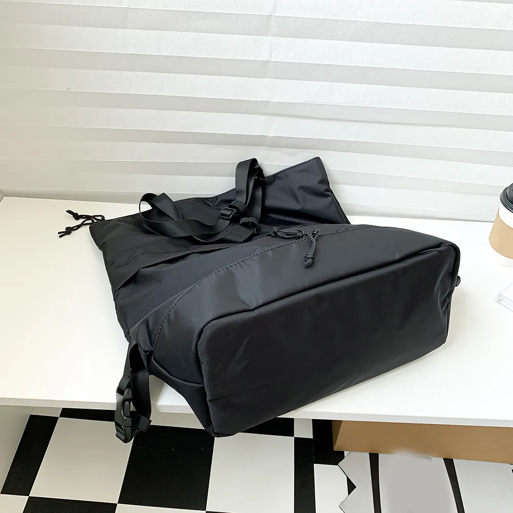 Zaino da scuola di tendenza per donne e uomini, grande capacità, per studenti, borsa a tracolla, zaino in nylon impermeabile, borse per il tempo libero_voghion.com