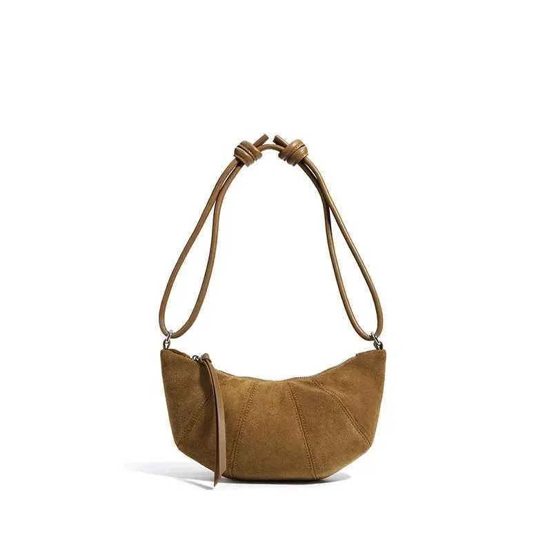 Borsa a spalla croissant da donna - elegante borsa crossbody_voghion.com