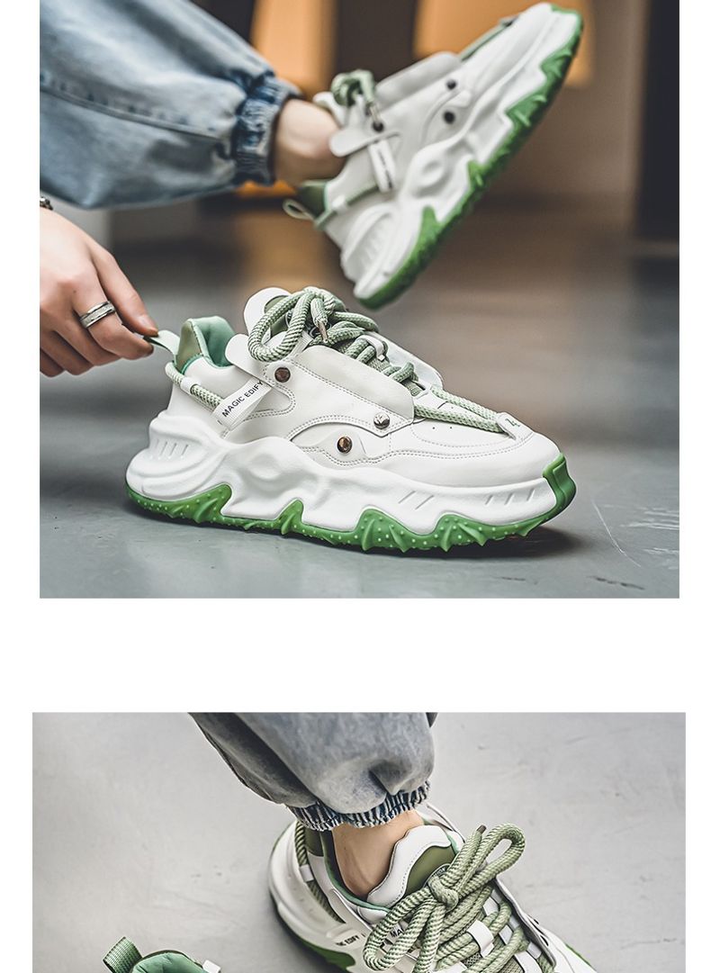Nuovo inverno giovanile nicchia retrò aumenta lo sport per il tempo libero con le scarpe Daddy Tide_voghion.com