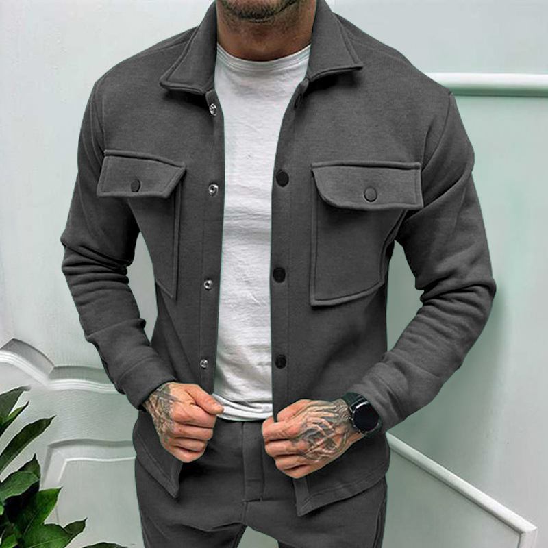 2024 Winter Neue Plüsch Mode Casual Jacken Trendy Herrenbekleidung_voghion.com