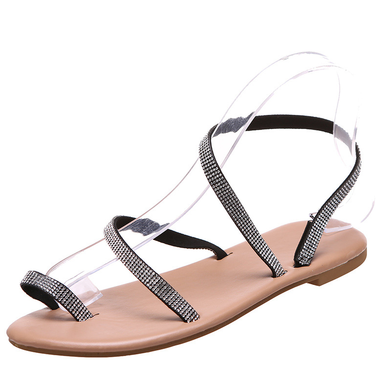 Damenmode Flip-Flops tragen Strandschuhe_voghion.com