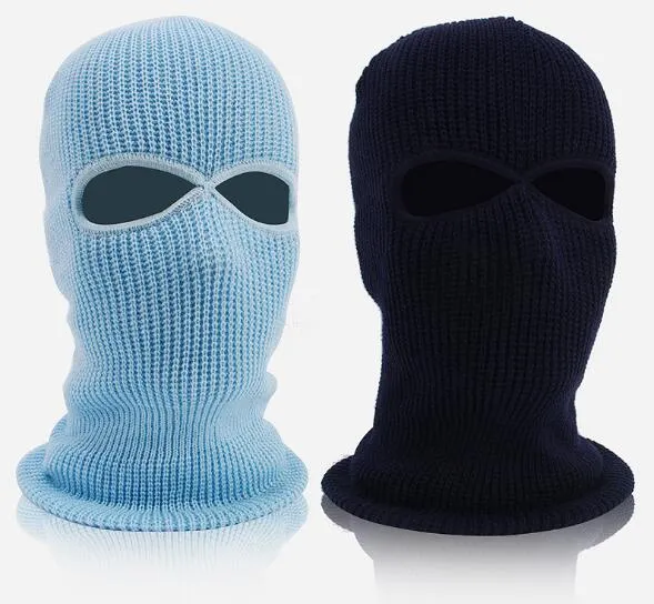 Cagoule tactique de l'armée à 3 trous pour ski, cyclisme, cagoule, casquette, masque facial d'hiver complet pour femmes et hommes, garde au chaud en hiver WL1284_voghion.com