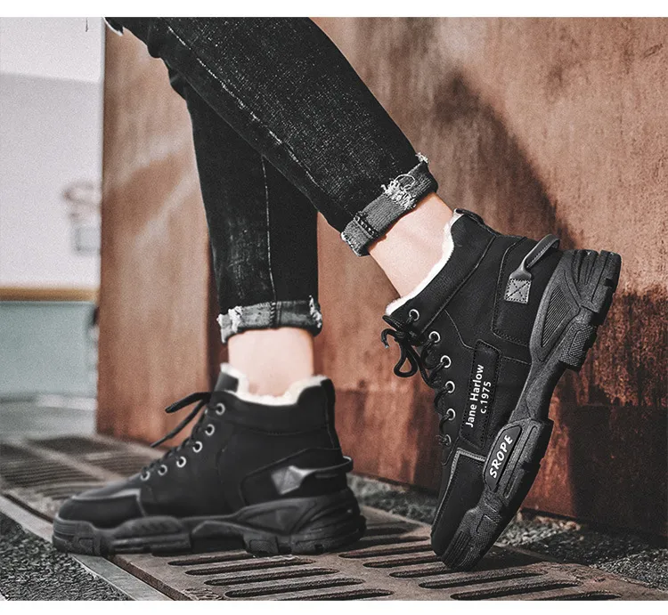 Hochwertige Arbeitsschuhe mit Stahlkappe, Sicherheitsschuhe für Männer, unzerstörbare Schuhe, pannensichere Arbeitsstiefel_voghion.com