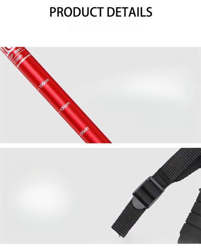 New Hiking Artifact Is Coming! Ultra Light Aluminum Alloy Extendable Folding Cane, Professional Outdoor Pole Explosive Hiking Circle_voghion.com