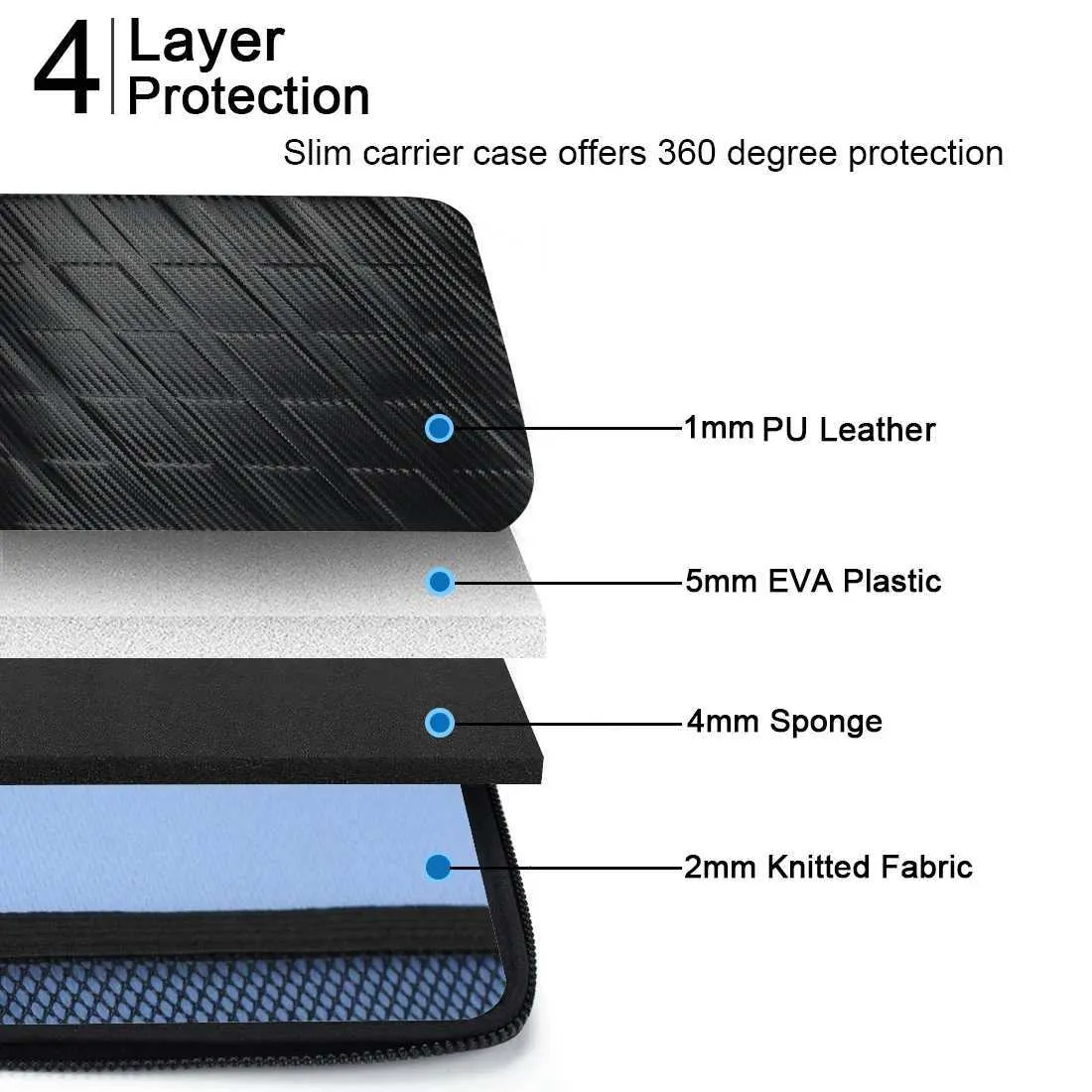 101314 360 Protective Lightweight Business Messegerbag Shoulder Bag Handbag Laptop Sleeve CaseC241107_voghion.com